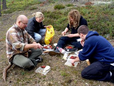 På väg hem från ExpoSyd 2003