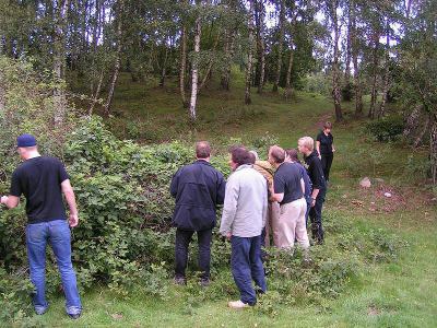 Letar lövgrodor i Fyledalen 2004